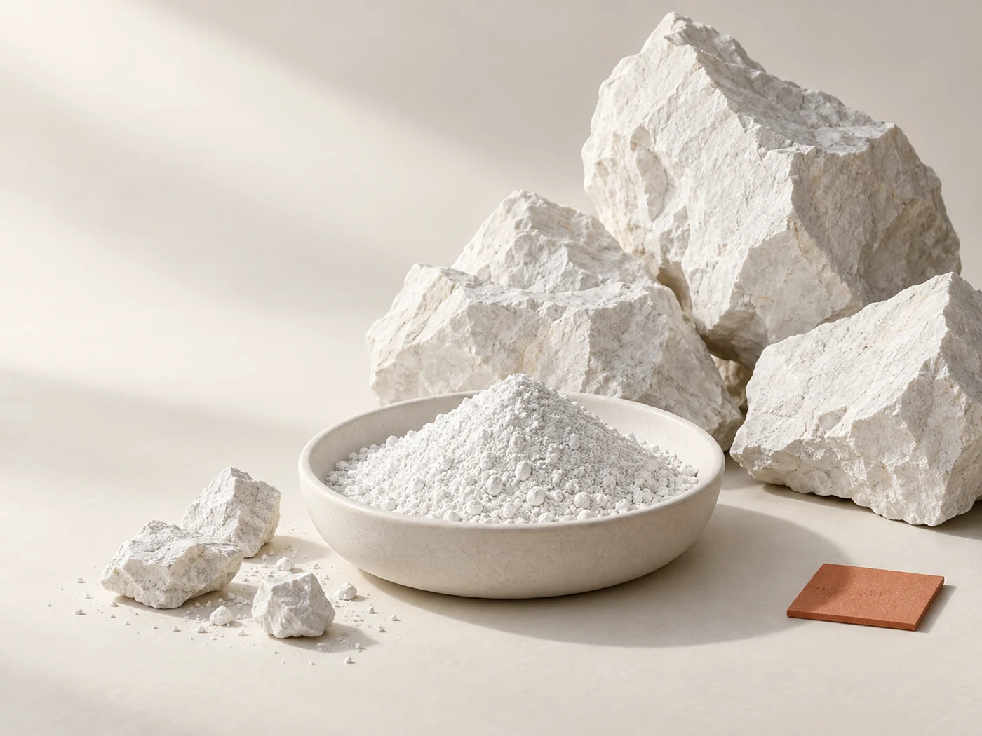 Concept mineral imagery for the brochure cover