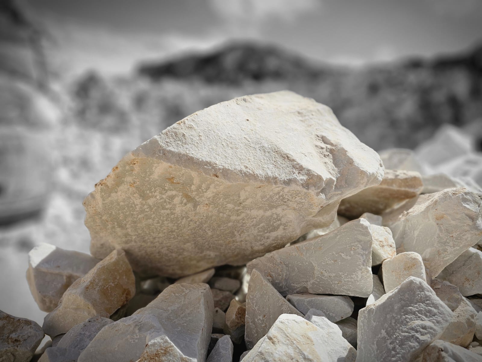 Natural calcium carbonate mineral source for Sepoz products